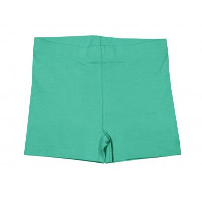 maxomorra Radlerhose einfarbige enges Shorts Micro Solid Green