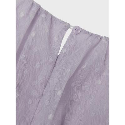 name it festliches Tüllkleid mit Pünktchen nkfVABOSS Orchid Petal