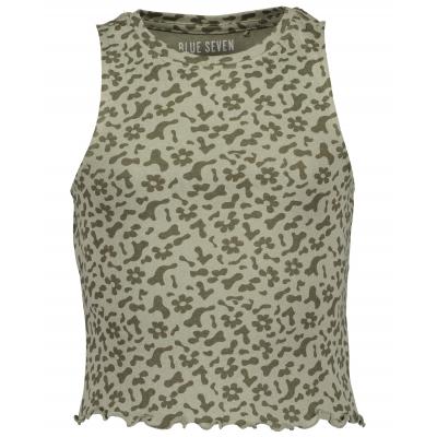 Blue Seven Mädchen Tanktop Kurzarm Shirt 500089 Grün