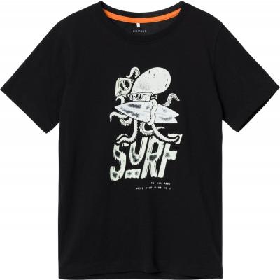 name it Kurzarm Shirt Farbwechsel bei Sonnenschein nkmZASUN in schwarz