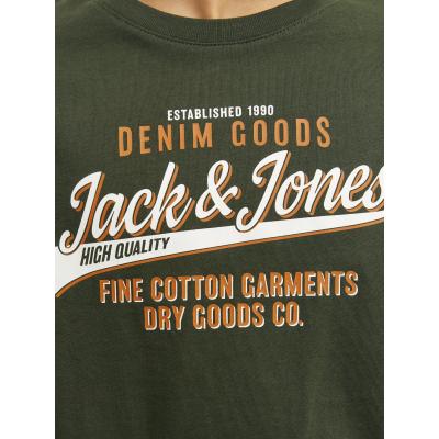 Jack&Jones Jungen Langarmshirt jjeLOGO kombu green