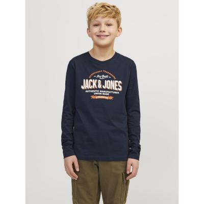 Jack&Jones Jungen Langarmshirt jjeLOGO Navy Blazer