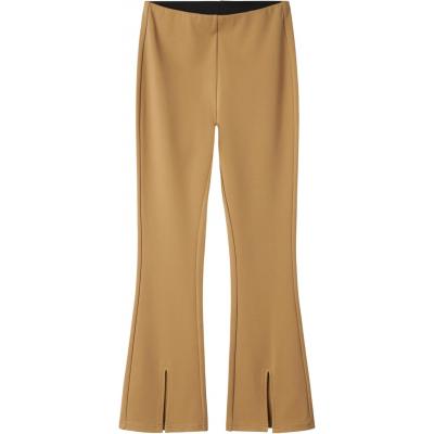 name it Mädchen Stoffhose Bootcut nkfNISILA Kelp/Braun