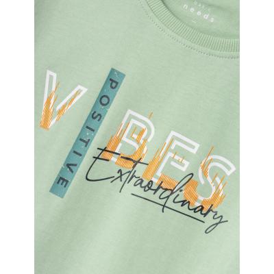 name it Jungen Kurzarmshirt Shirt nkmVICTOR Silit Green