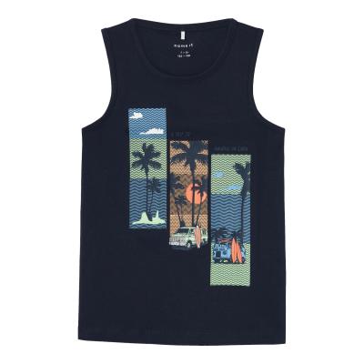 name it Jungen TankTop Shirt nkmPFUMMA dark sapphire