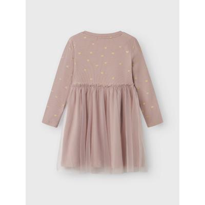 name it festliches Tüllkleid mit Herzchen nmfNADJA Deauville Mauve