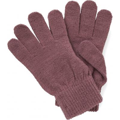 name it Mädchen Glitzer Strick Handschuhe nkfMAGIC Grape