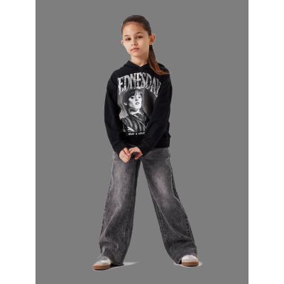 name it Kapuzenpulli Hoodie Wednesday nkfoxara in schwarz