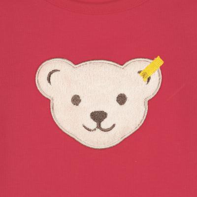 Steiff Langarmshirt Quietsch Bär 4039 in rot