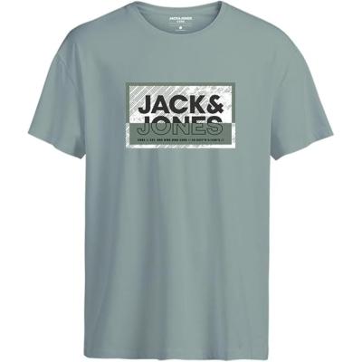 Jack&Jones Jungen Kurzarm Shirt JcoLogan Aqua Gray