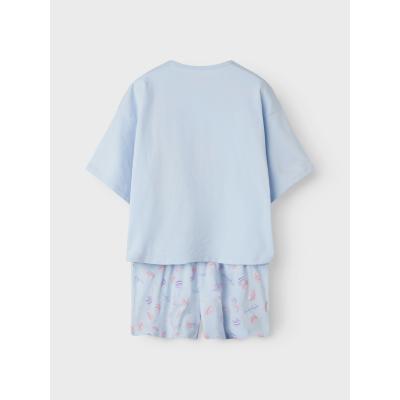 name it Schlafanzug Macaron Short Pyjama in blau