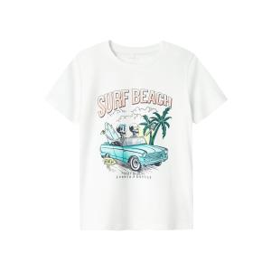 name it Jungen Shirt nkmFETLER Bright White