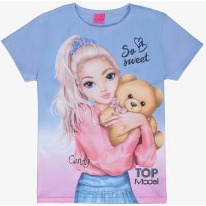 Top Model Kurzarm T-Shirt mit Candy *So sweet mit Teddy 75043 in hellblau