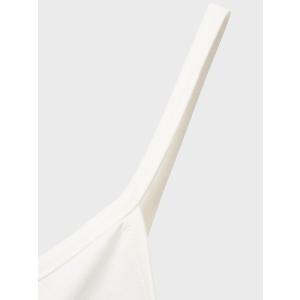 name it Mädchen Top mit Spaghetti Träger Doppelpack nlfNOVE in wollweiß