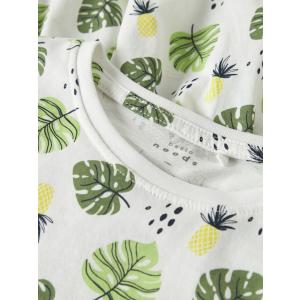 name it Sommerkleid Kurzarm nkfVIGGA Capsl Tropical grün