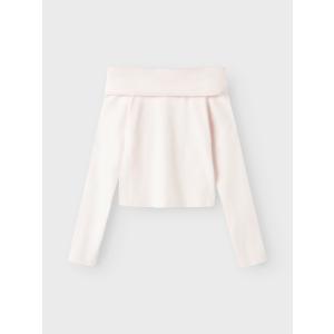 name it Mädchen Top Schulterfrei nlfNOVE Pink Marshmallow
