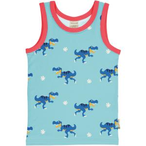 maxomorra Tank Top / Unterhemd mit Dinos Tanktop DINO hellblau