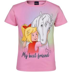 Bibi & Tina Kurzarm T-Shirt Bibi und Amadeus 82422 in rosa