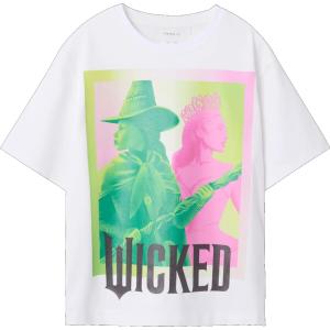 name it Mädchen kurzarm T- Shirt Wicked in weiß
