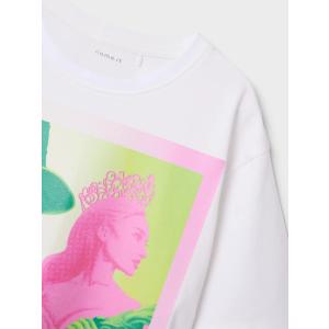 name it Mädchen kurzarm T- Shirt Wicked in weiß