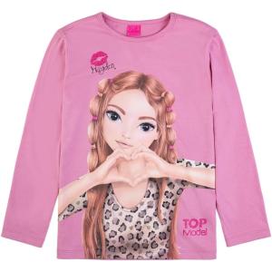 Top Model Langarmshirt mit Hayden 75085 in rosa