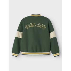name it Kinder College Bomber Jacke Baseballjacke nkmMIKADO in grün