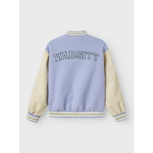 name it Mädchen College Bomber Jacke Baseballjacke nkfMIKADO in lila