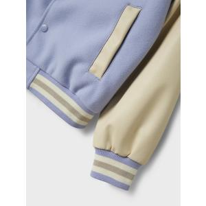 name it Mädchen College Bomber Jacke Baseballjacke nkfMIKADO in lila