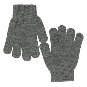 name it Strick Handschuhe nknmagic Grey Melange