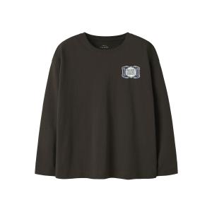 name it Langarm Shirt nkmVICTOR Game Zone in braun
