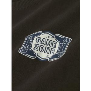 name it Langarm Shirt nkmVICTOR Game Zone in braun
