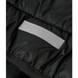 name it schwarze Steppjacke mit abnehmbarer Kapuze nkmmarble