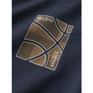 name it Jungen Langarm Shirt nkmVUX Basketball in dunkelblau