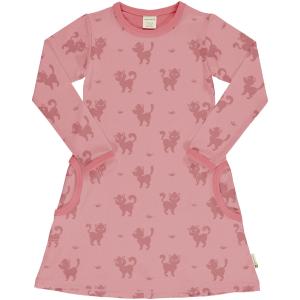 maxomorra Langarmkleid mit Katzen Dress Mono Cat