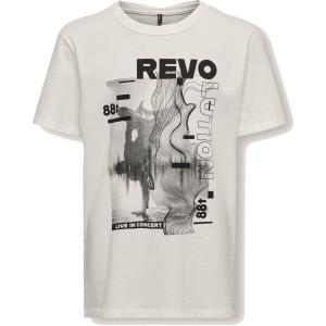 ONLY Jungen T-Shirt kurzarm KOBLUKE in wollweiß