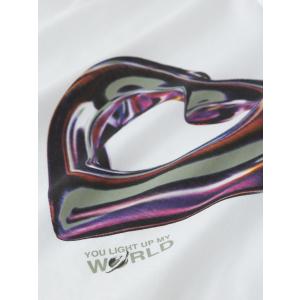 name it Kinder T- Shirt kurzarm mit Herz nkfDONELA