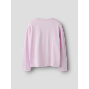 name it Langarmshirt mit Wende Wechsel Wisch Pailletten Pferd in rosa