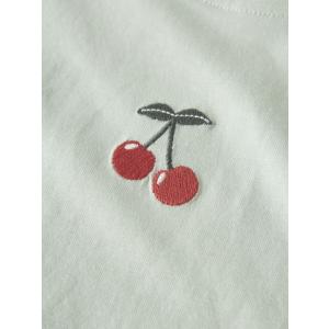 name it Mädchen T- Shirt kurzarm mit Stickerei NKFVALONE Kirsche