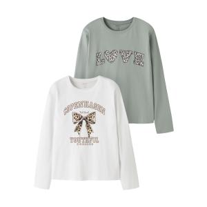 name it Mädchen 2 er Pack Langarmshirt nkfVEEN