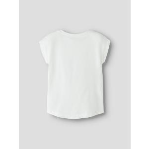 name it mini Sommer T-Shirt NkfVOTIA weiß mit Katze