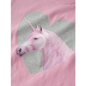 name it mini Sommer T-Shirt NkfVOTIA rosa Glitter