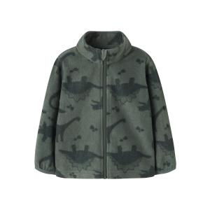 name it grüne Fleecejacke mit Dino nmnSpektra