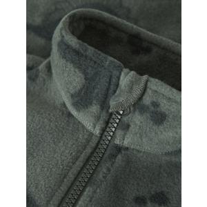 name it grüne Fleecejacke mit Dino nmnSpektra