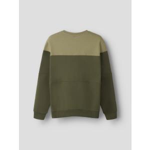 name it Jungen Sweatshirt nkmVEMIL Olive Night