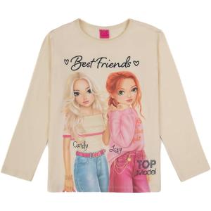 Top Model Langarmshirt mit Lexy und Candy 75048 in wollweiß