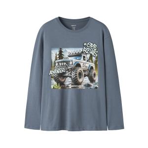 name it Jungen Langarm Shirt nkmVOTO Blue Mirage / Adventure