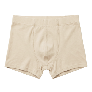 Maxomorra Jungen einfarbige Unterhose BOXER Shorts Solid Creme