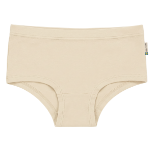 maxomorra Mädchen Unterhose einfarbig Briefs Hipsters Solid Creme