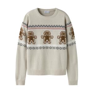 name it Strickpullover Winter Weihnachtspulli Lebkuchenmänner nknRISMAS Peyote