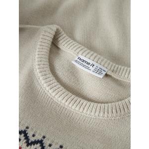 name it Strickpullover Winter Weihnachtspulli Lebkuchenmänner nknRISMAS Peyote